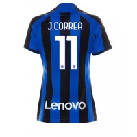 Inter Milan Joaquin Correa #11 Fotballklær Hjemmedrakt Dame 2022-23 Kortermet